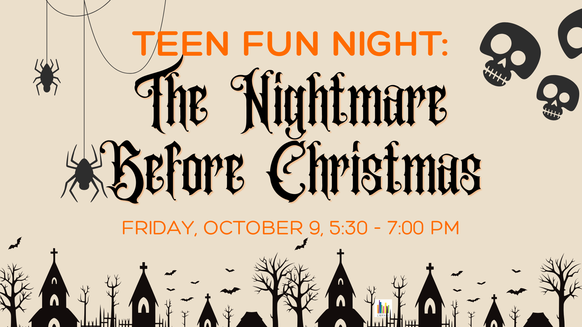 Teen Fun Night: The Nightmare Before Christmas