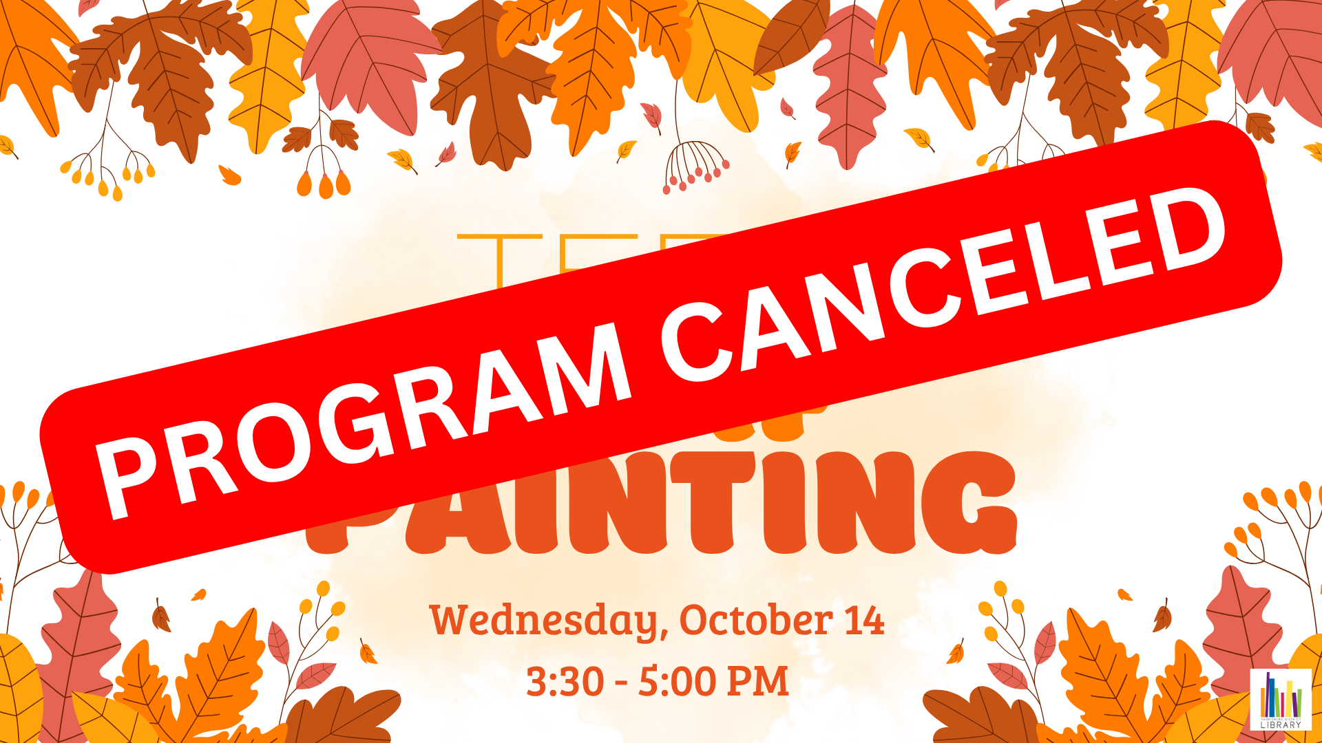 **PROGRAM CANCELED**Teen Leaf Painting