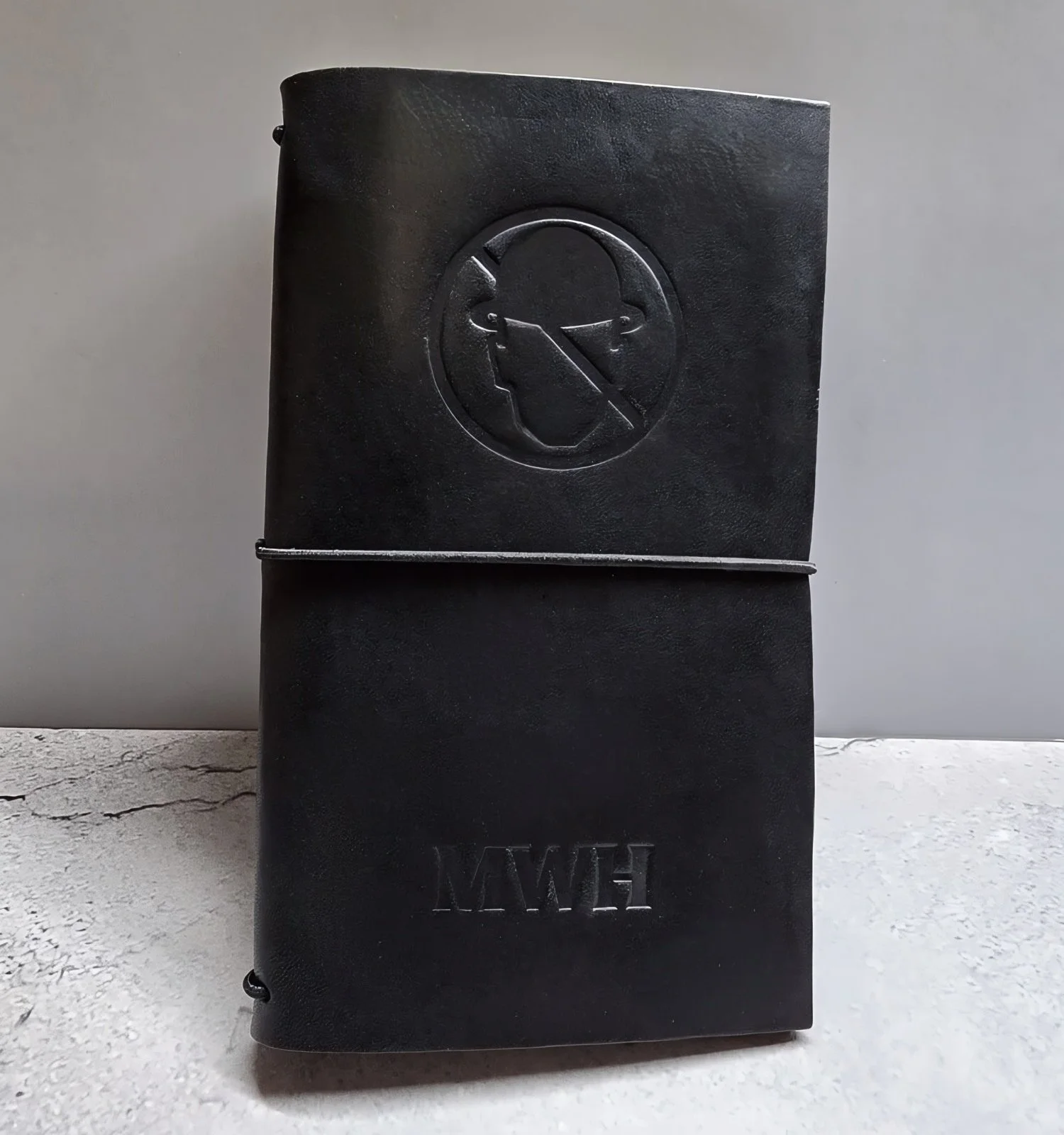 Leather MWH logo traveler's notebook