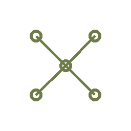 Diagram of connected nodes representing cognitive systems and organization