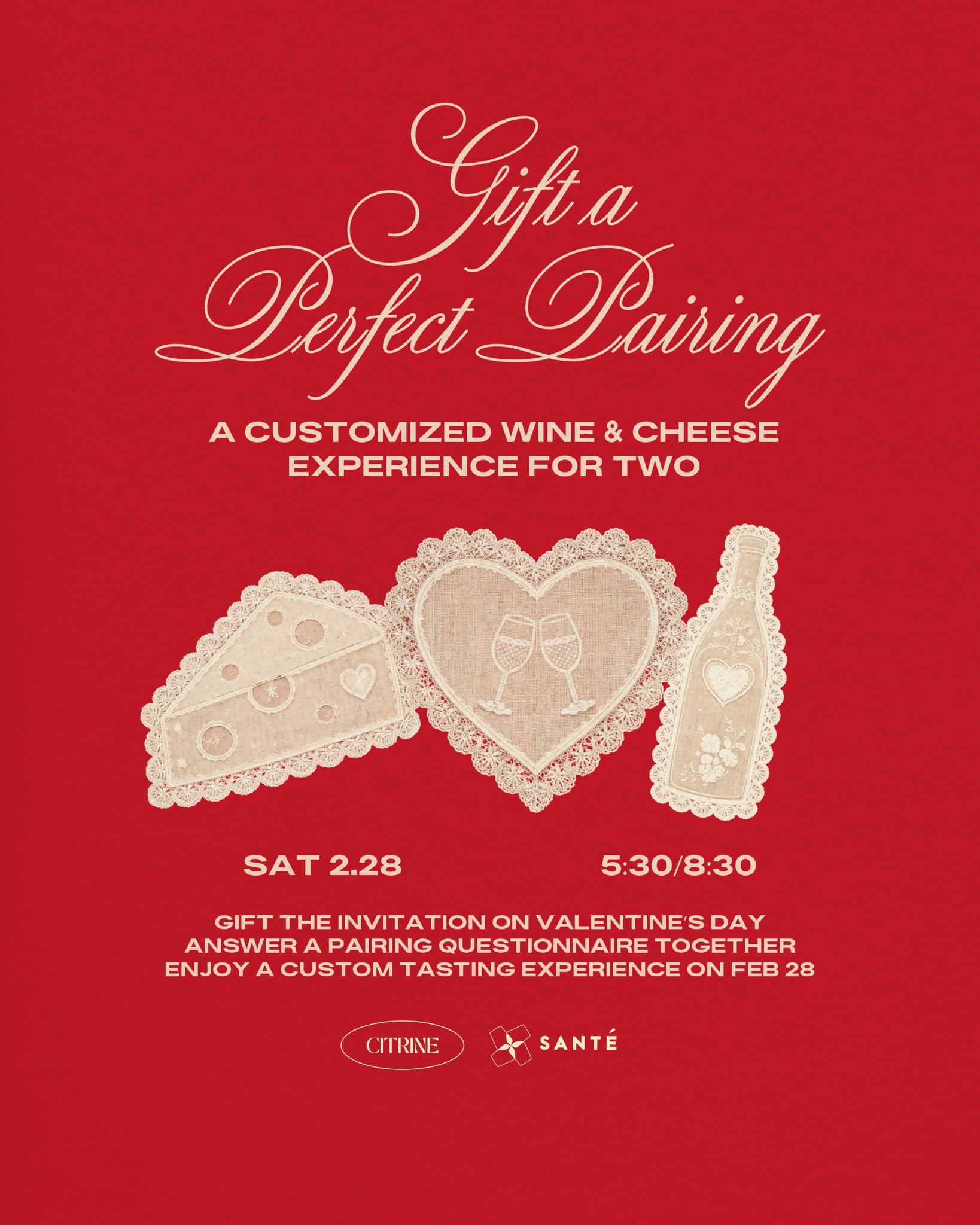 Perfect Pair: Santé x Citrine Valentine Experience