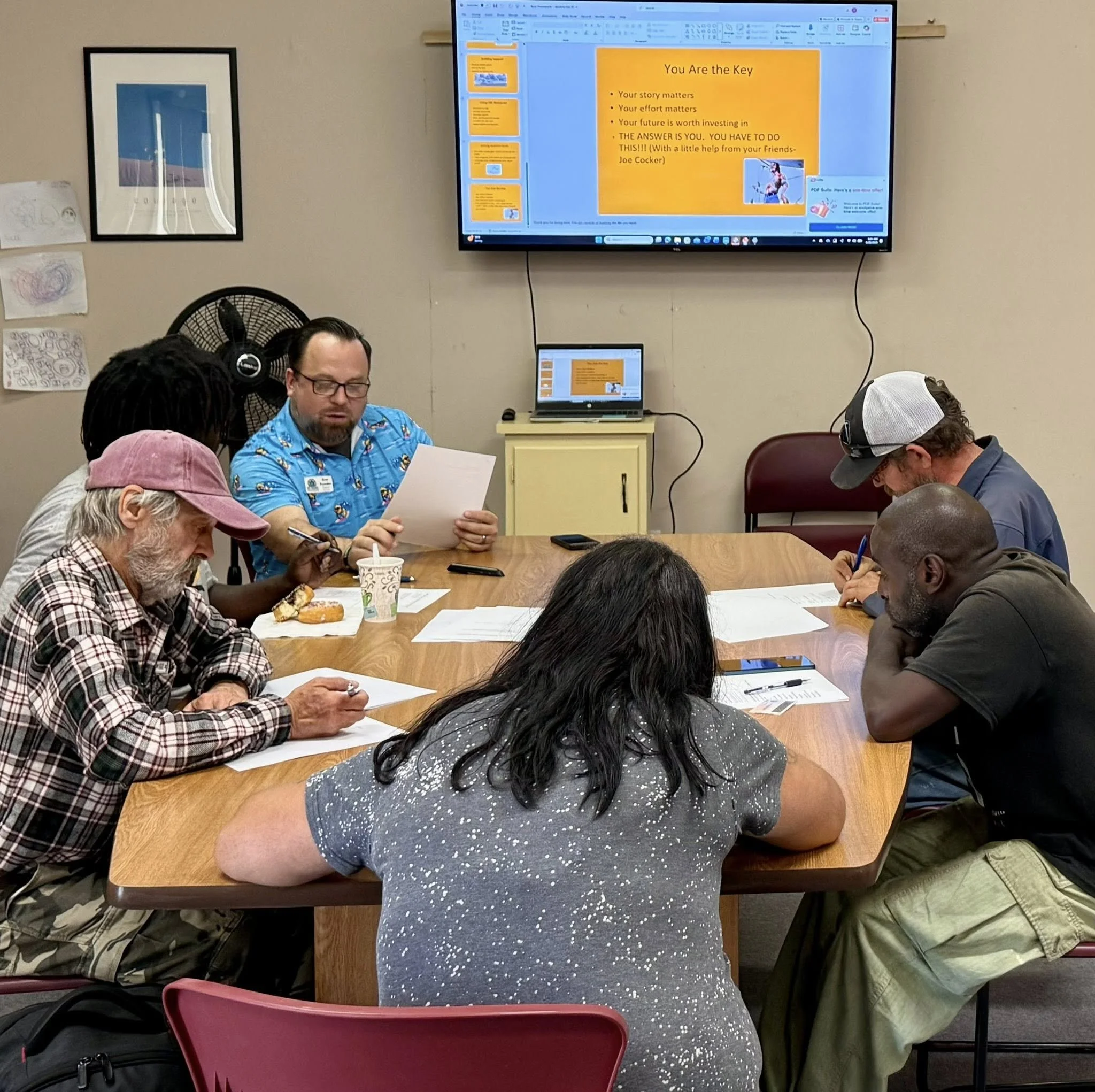Self Sufficiency class at the CRC