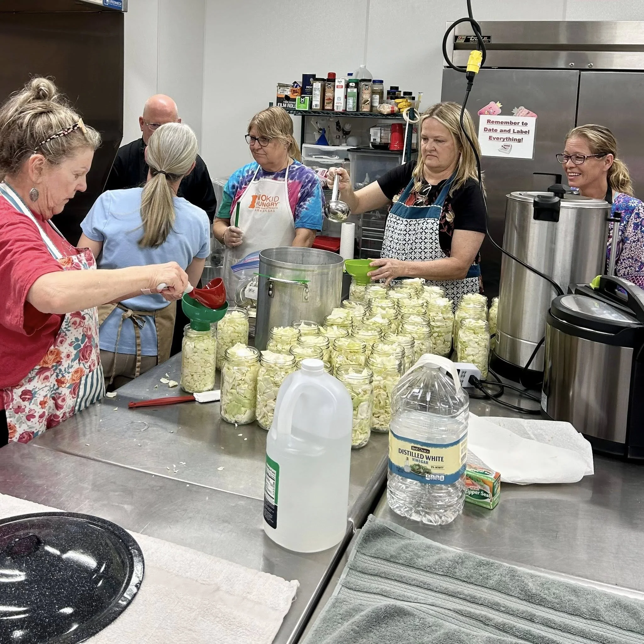Canning class at the CRC
