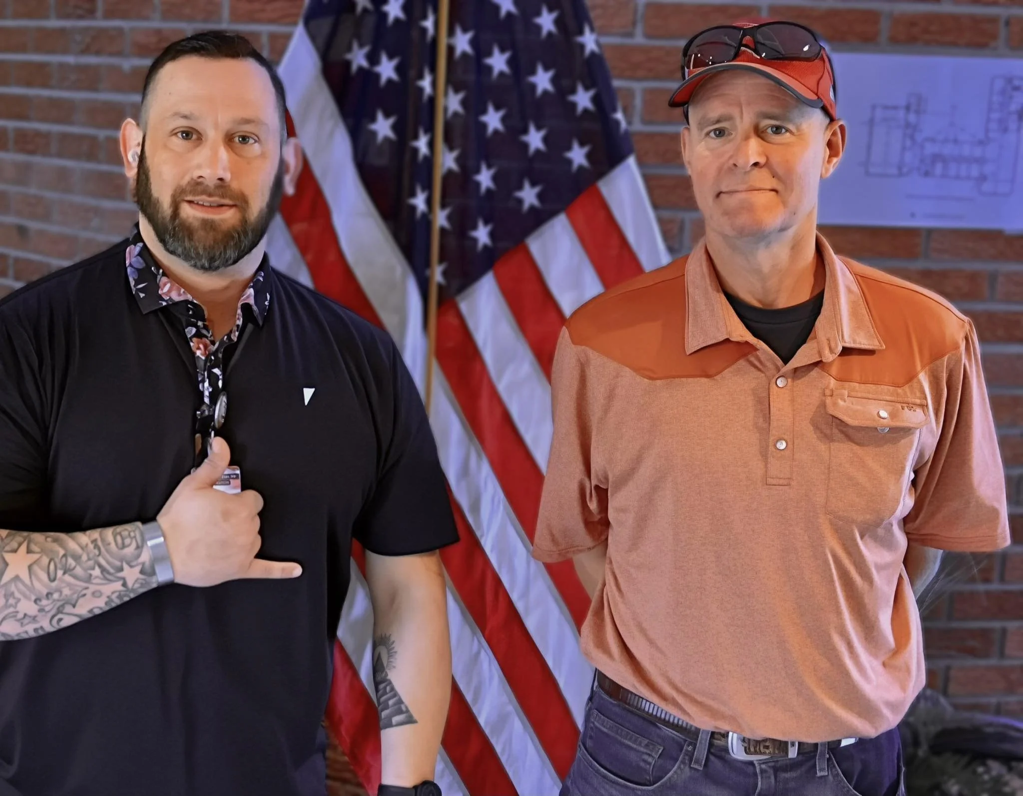 Jared of Scars and Stripes helps veteran guest at the CRC