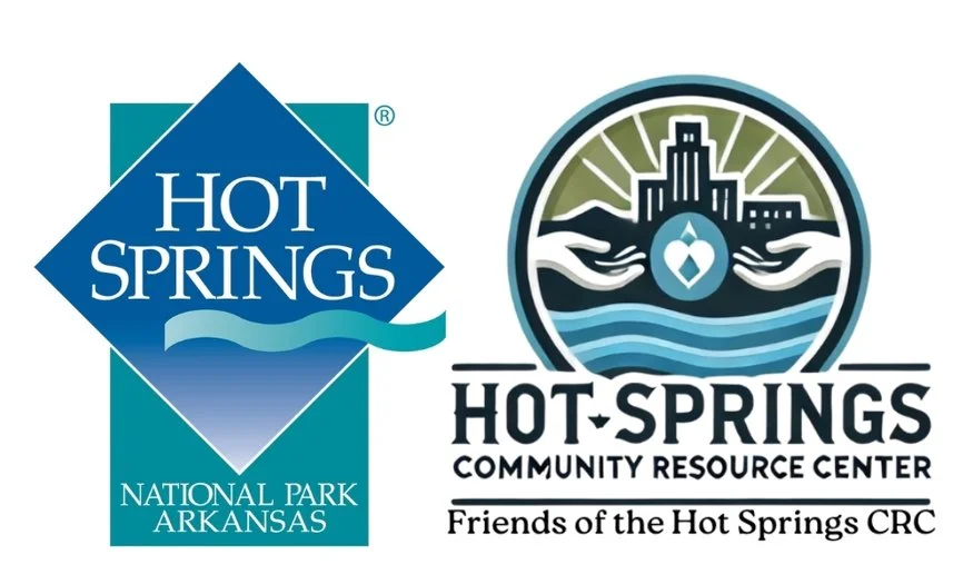 A picture of the City of Hot Springs and Hot Springs Community Resource Center Logos