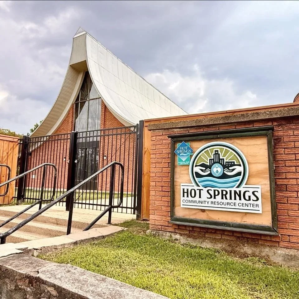 A picture of the exterior of the Hot Springs Community Resource Center
