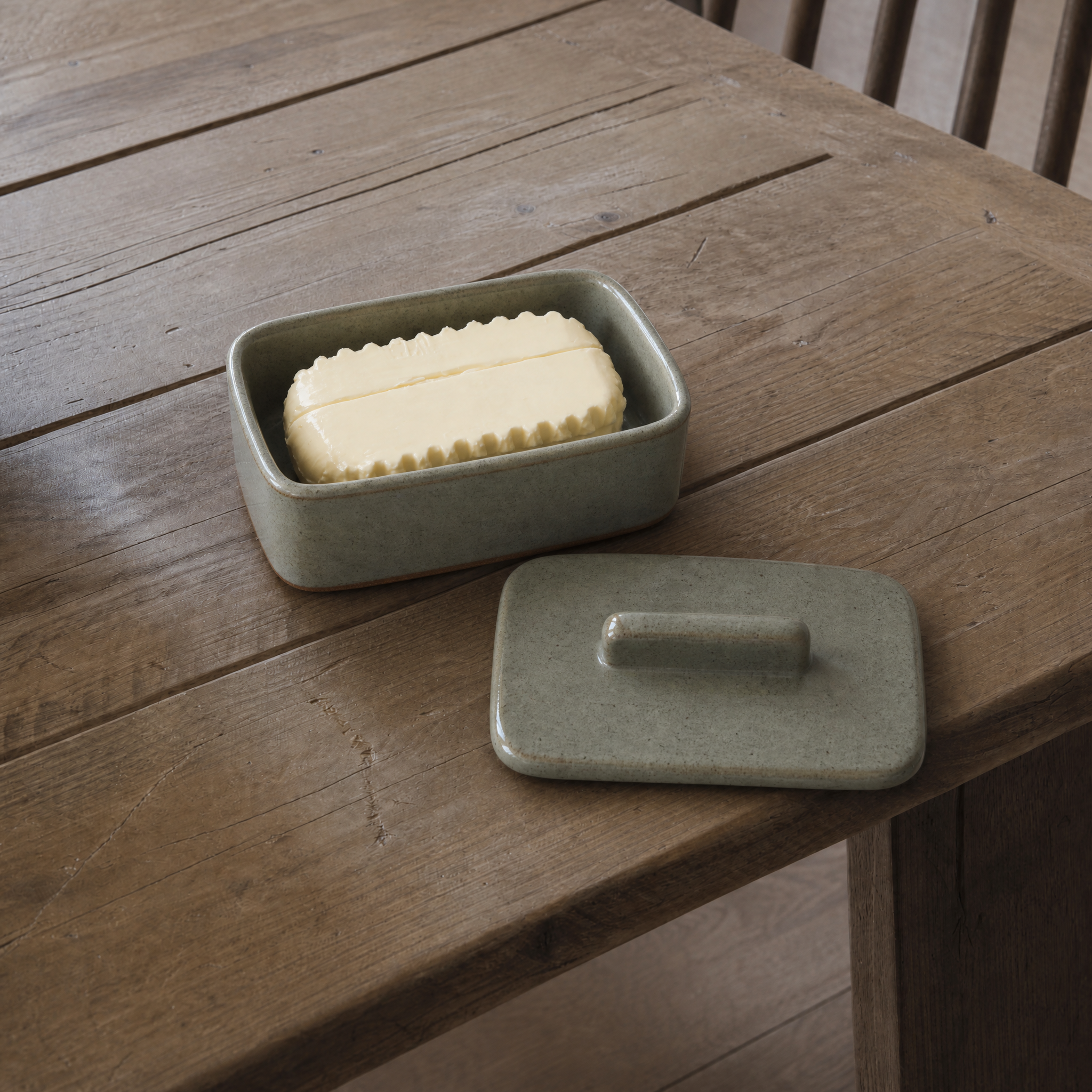 Toast, Cisco And The Sun Stoneware Butter Box: £48