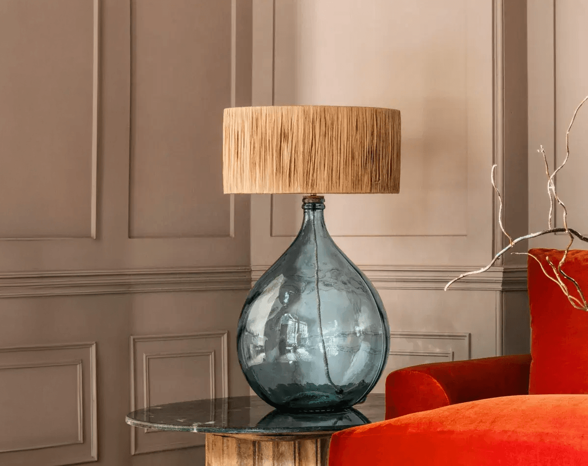 Graham & Green Glass lamp base