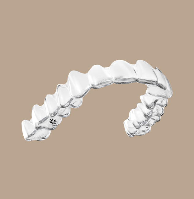 Invisalign clear aligners used to straighten teeth