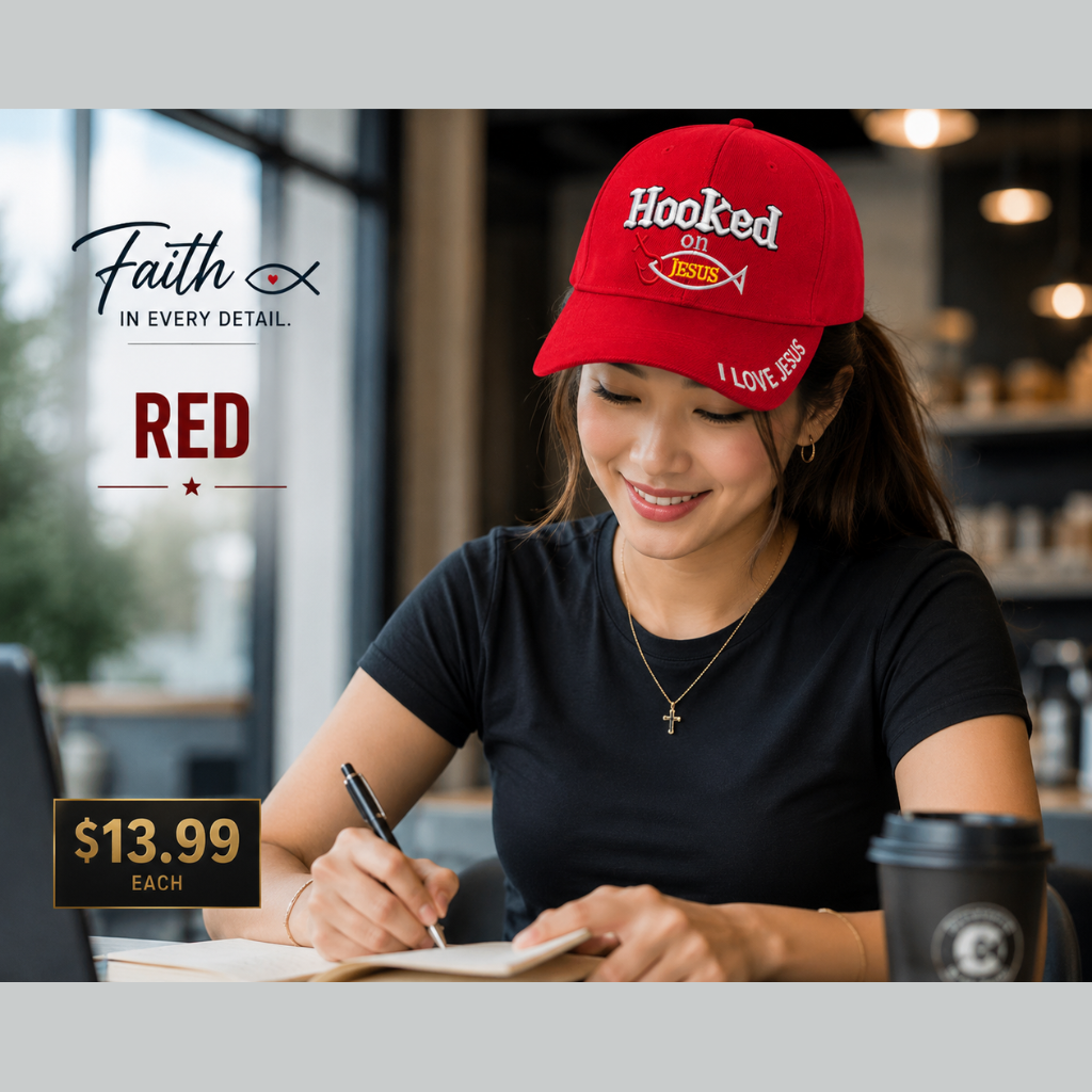 Hooked on JESUS Cap