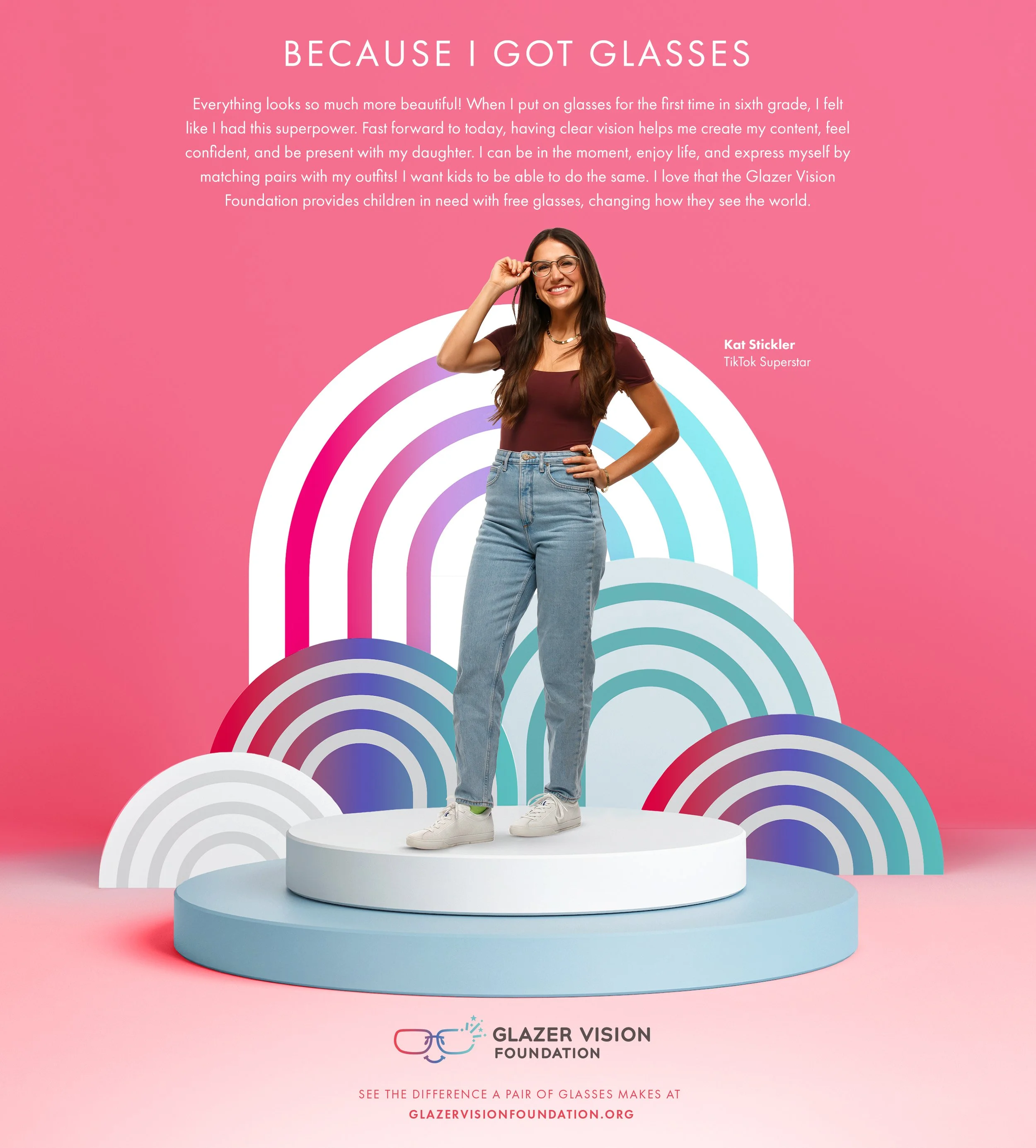 Glazer Vision Foundation Print Ads