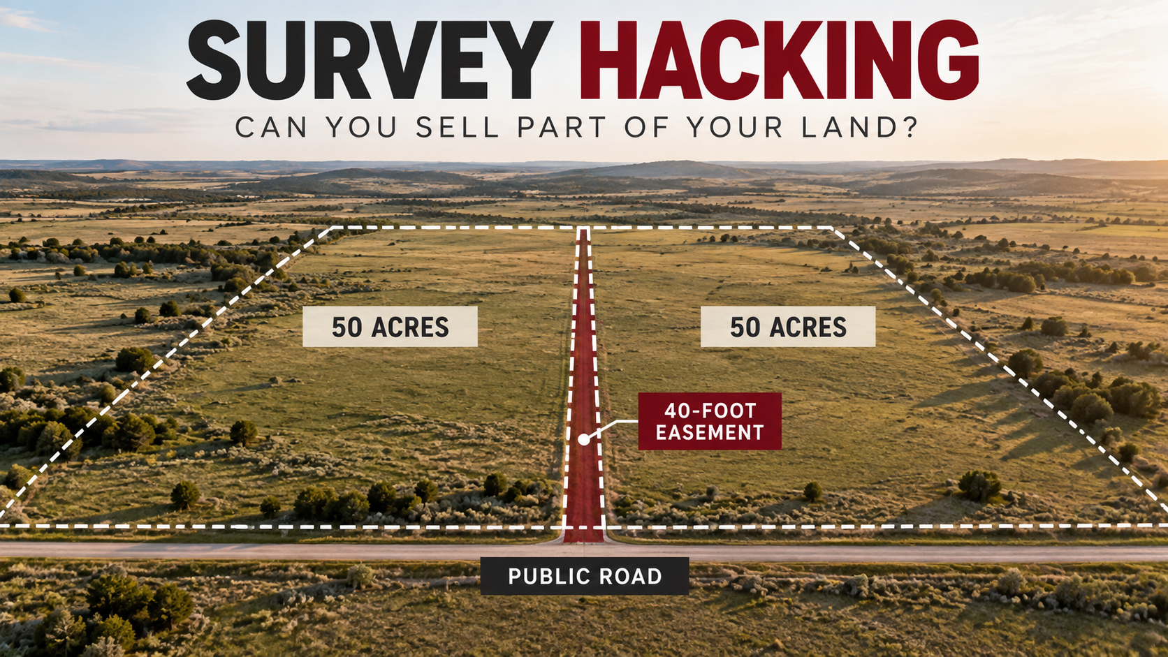 Survey Hacking in Wyoming: Can You Sell Part of Your Land?