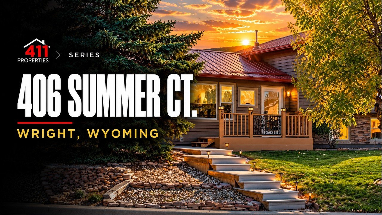 Home for Sale in Wright WY: 4 Bed Tri-Level on a Half Acre Lot in Paintbrush Hills