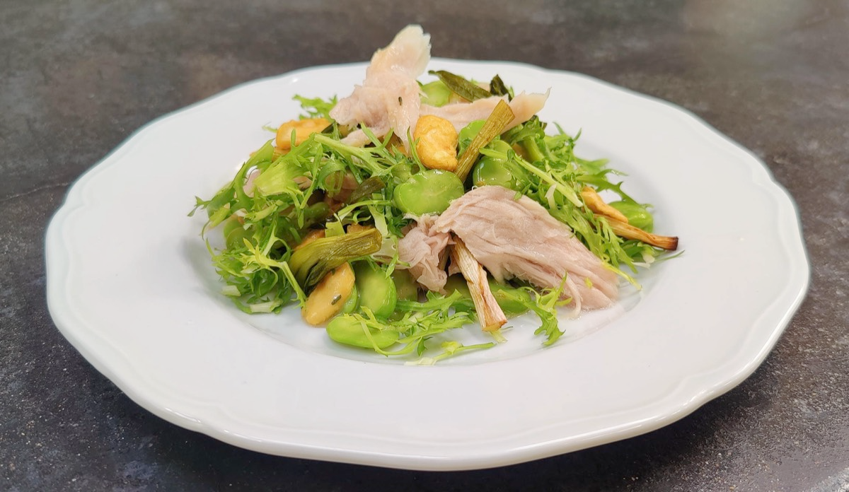 Bright, tangy lemon balances this Oregon wild caught albacore tuna salad. Local ingredients, gluten-free options, and allergen friendly.