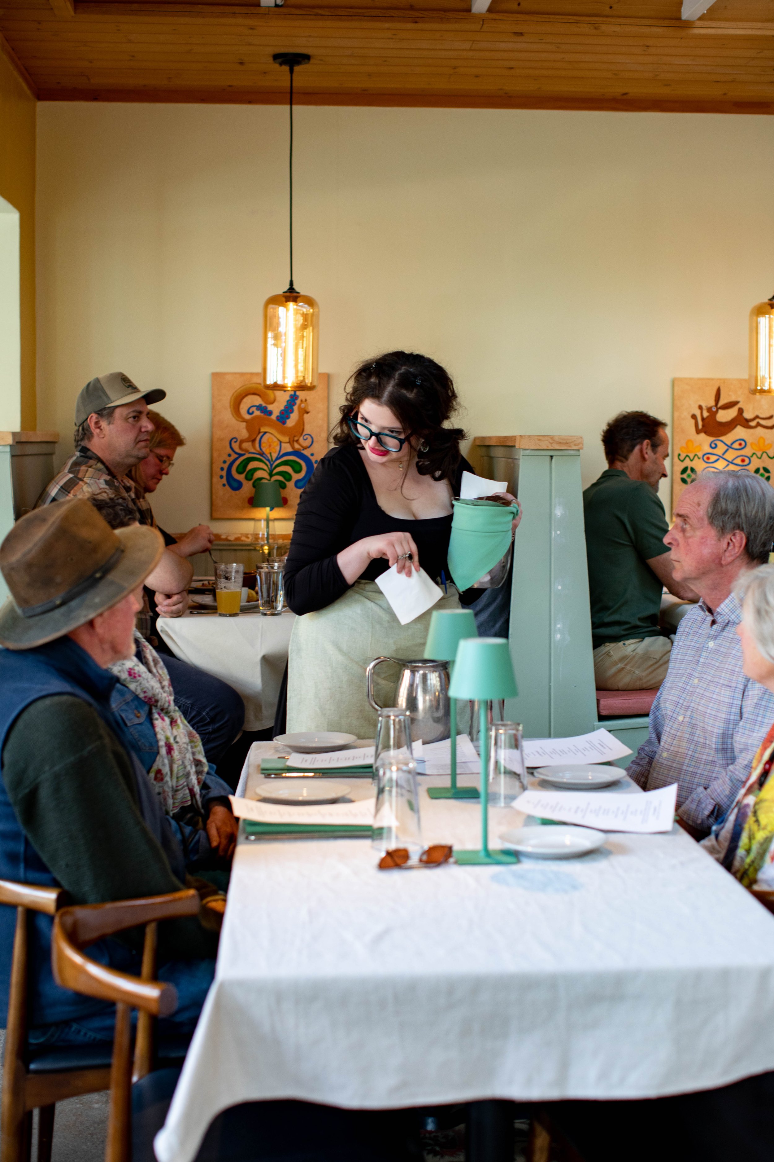 Friendly and approachable service is the standard. Elevated hospitality is featured here as our team helps guide you through your pre-theatre meal. Relaxing atmosphere without the pretense.