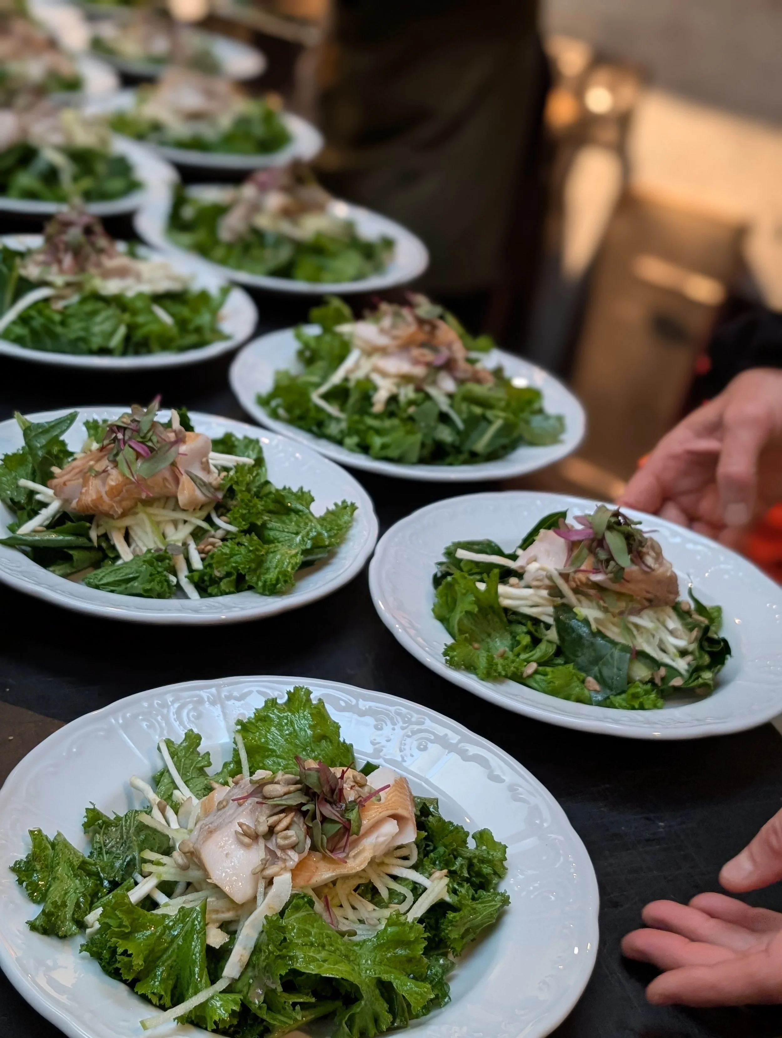 Large parties and holidays are best spent at Nous. We get you out in time for Theatre and can accommodate your celebration.