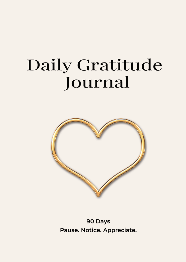 Daily Gratitude Journal by Kristy Eckman with guided daily prompts for gratitude, reflection, and building a gratitude practice