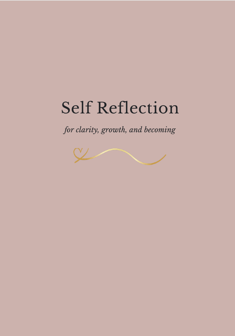Self-Reflection lined journal by Kristy Eckman for self-discovery, clarity, self-awareness, and personal growth