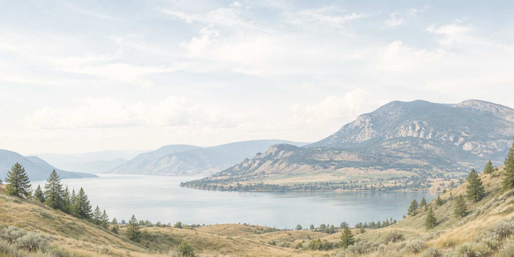 Mountain landscape in the South Okanagan BC