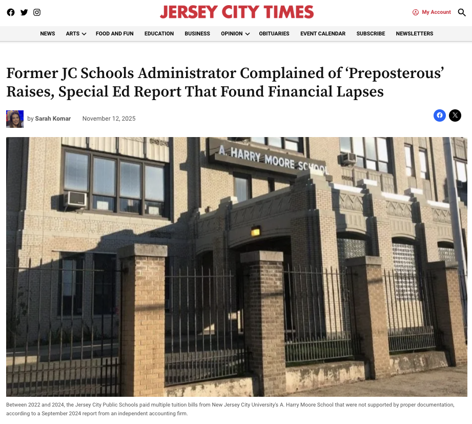 Former JC Schools Administrator Complained of ‘Preposterous’ Raises, Special Ed Report That Found Financial Lapses