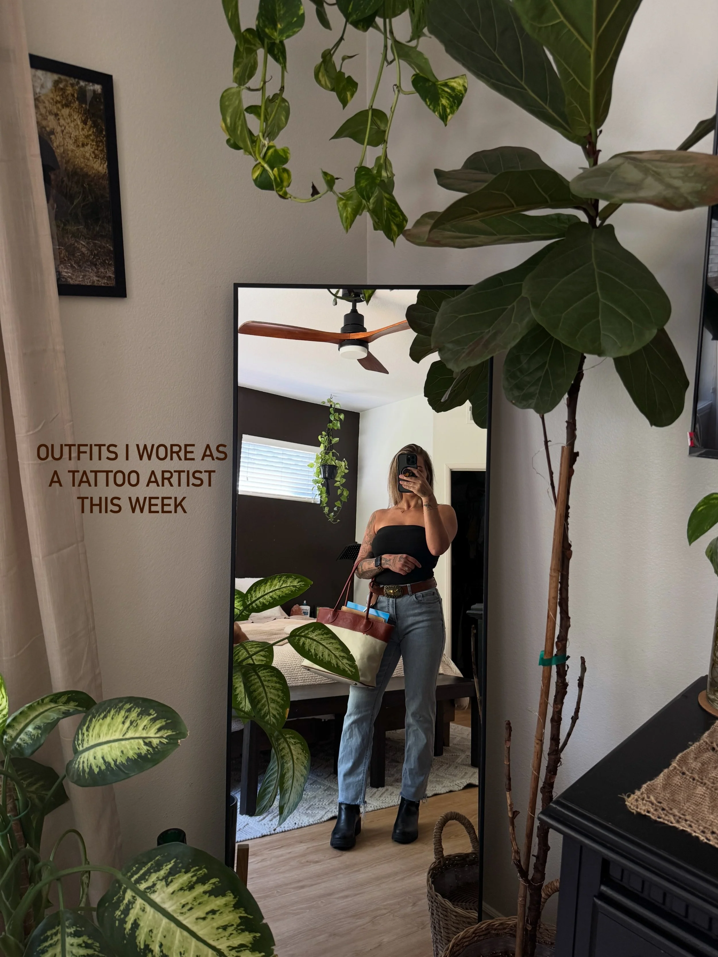 just a little bit of this &amp; a little bit of that 🌿✨

.
.
.
#workoutfit #ofotd #finelinetattooartist #finelinetattooing #orangecountytattooartist