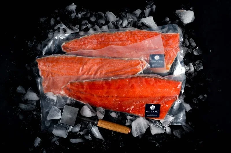 25 lb Box  - Frozen Sockeye Salmon Filets