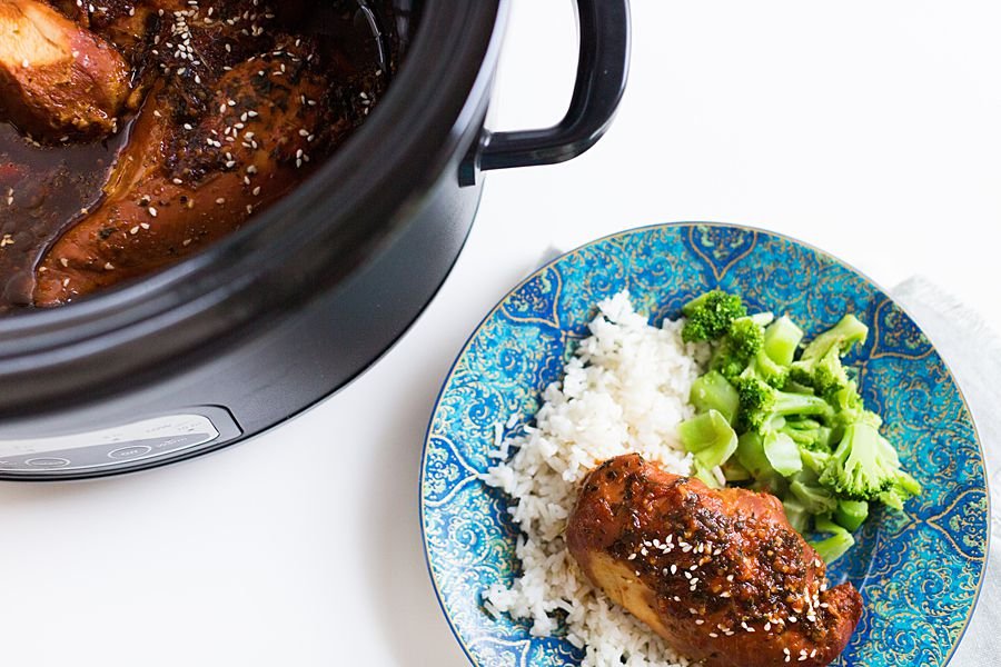Slow Cooker Honey Garlic Chicken