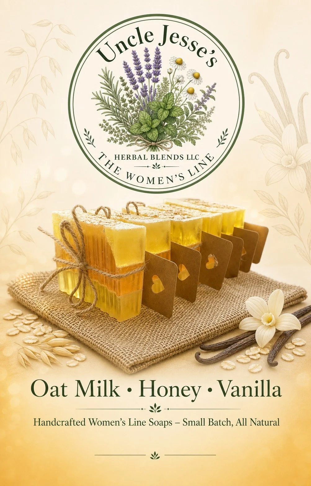 (Soap bar)Oat milk vanilla and honey