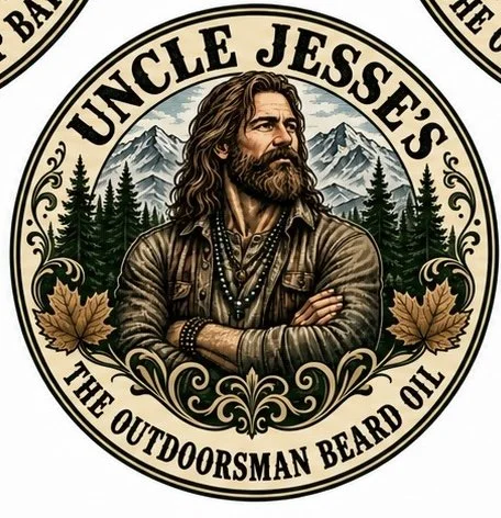 (Beard oil) Uncle Jesse’s The outdoorsman beard oil 2oz bottle