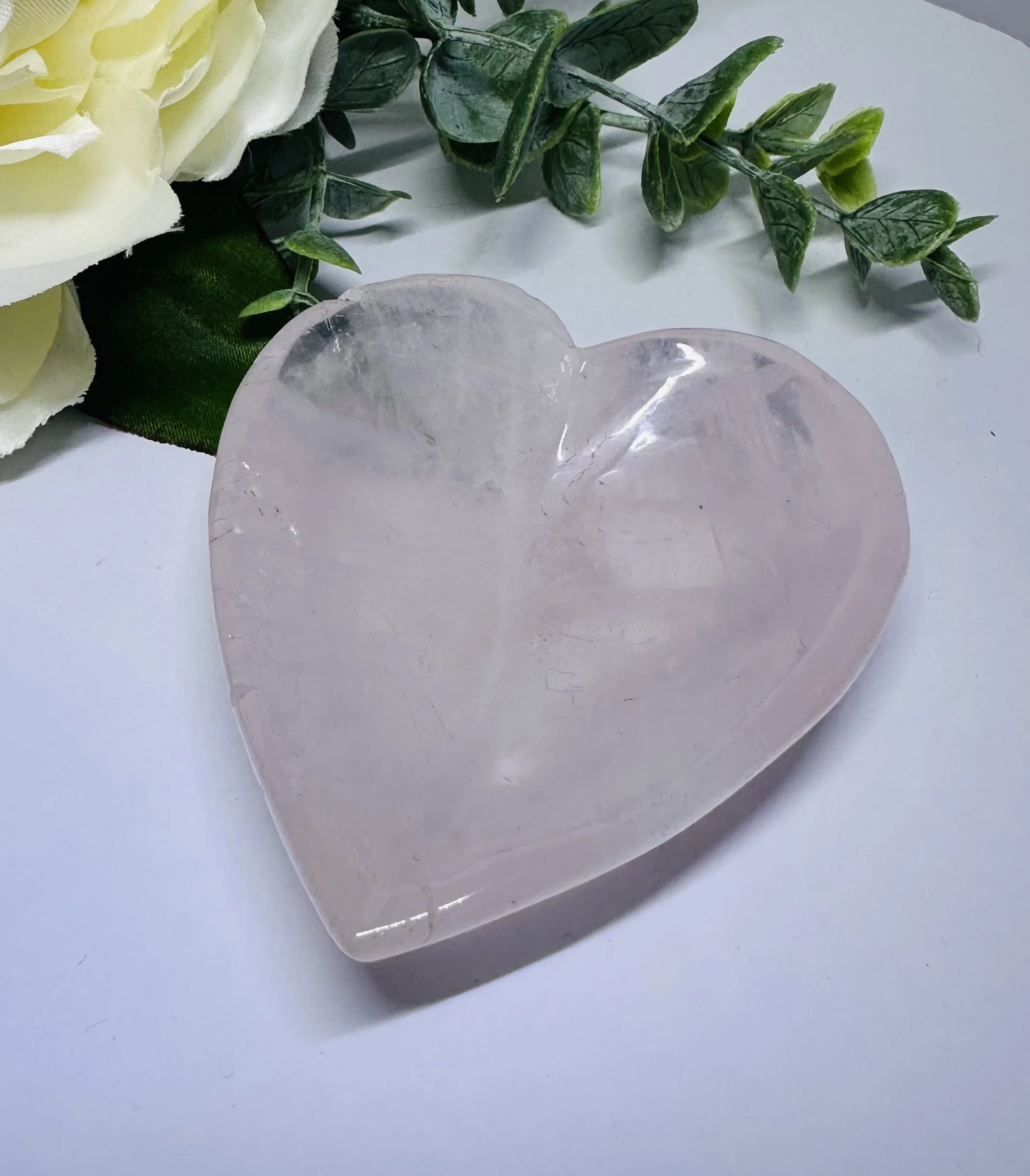 Rose Quartz Heart