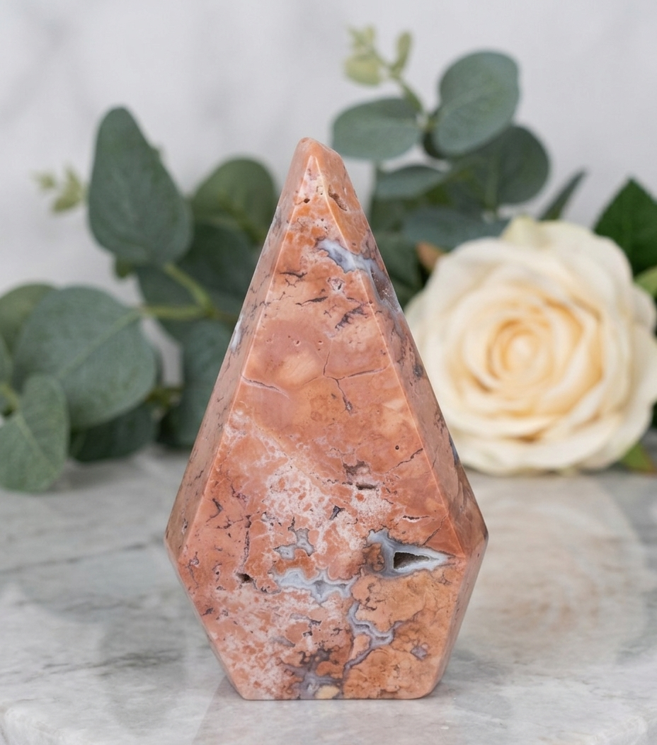 Cotton Candy Agate Diamond