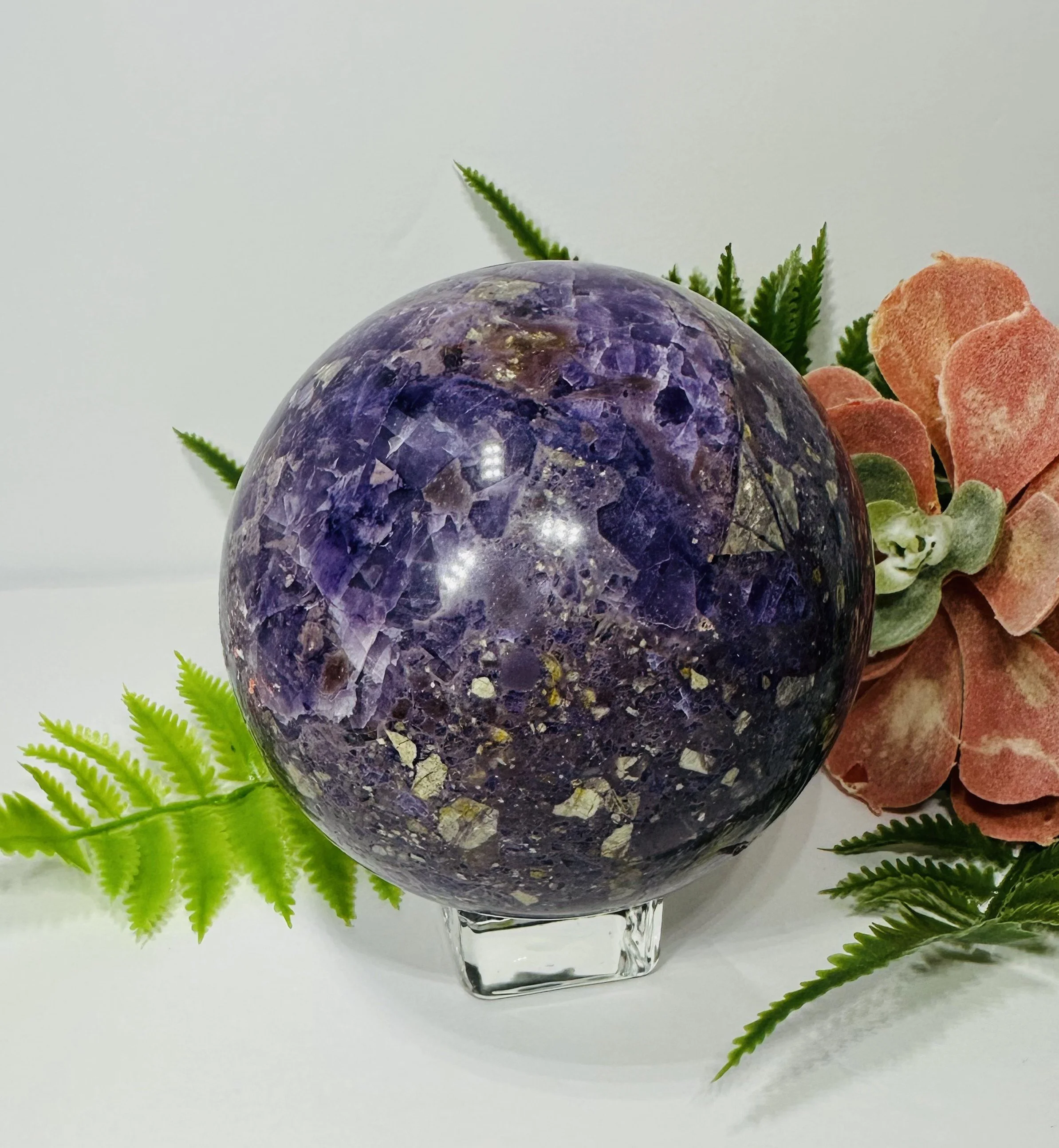Purple Lepidolite Sphere