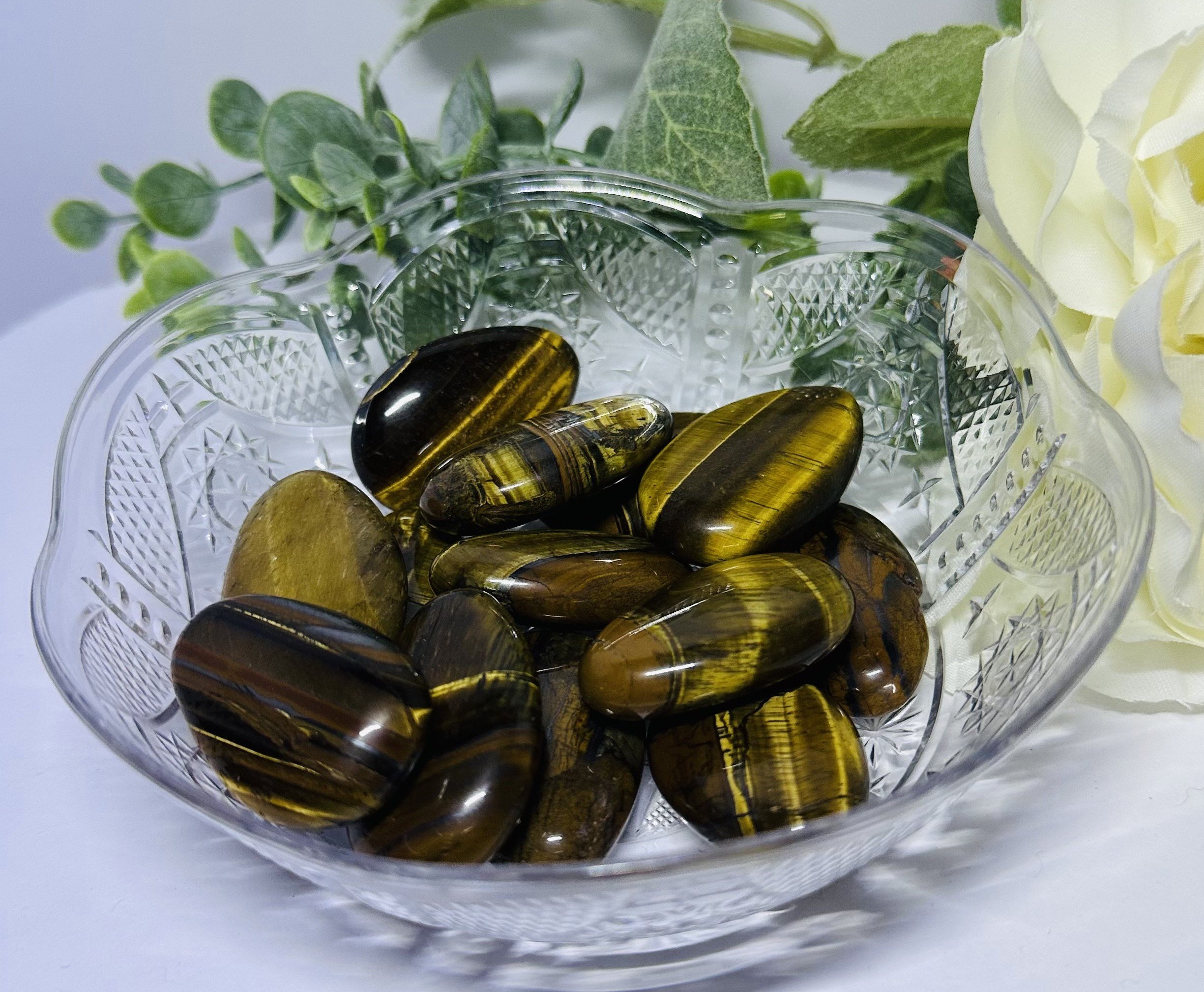 Golden Tigers Eye Worry Stone