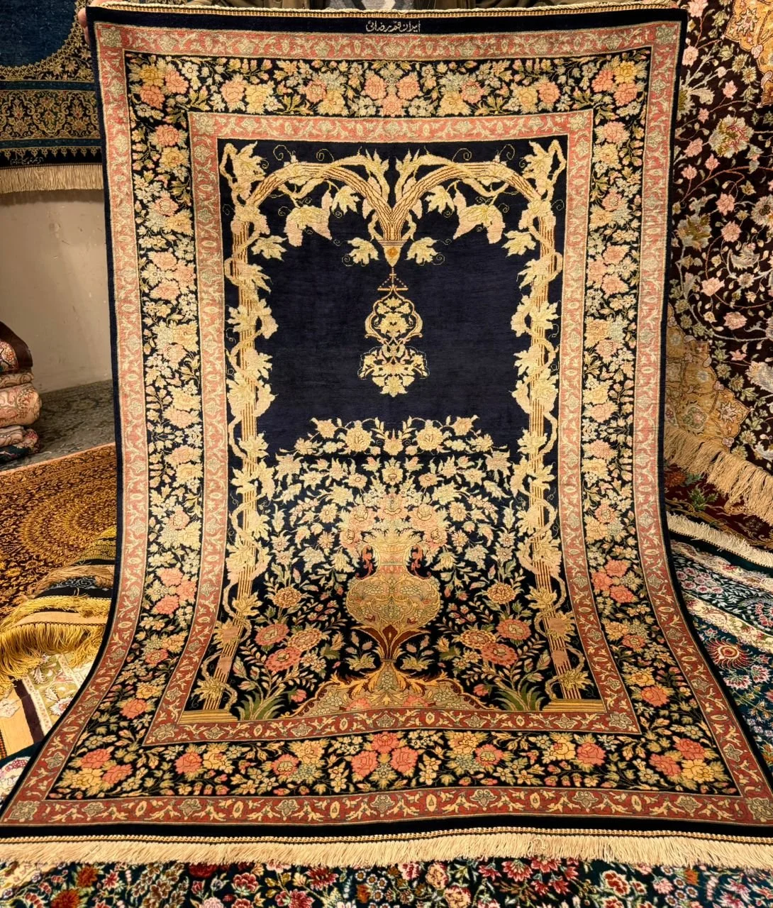 Handmade Persian Carpet – Qom Silk Rug