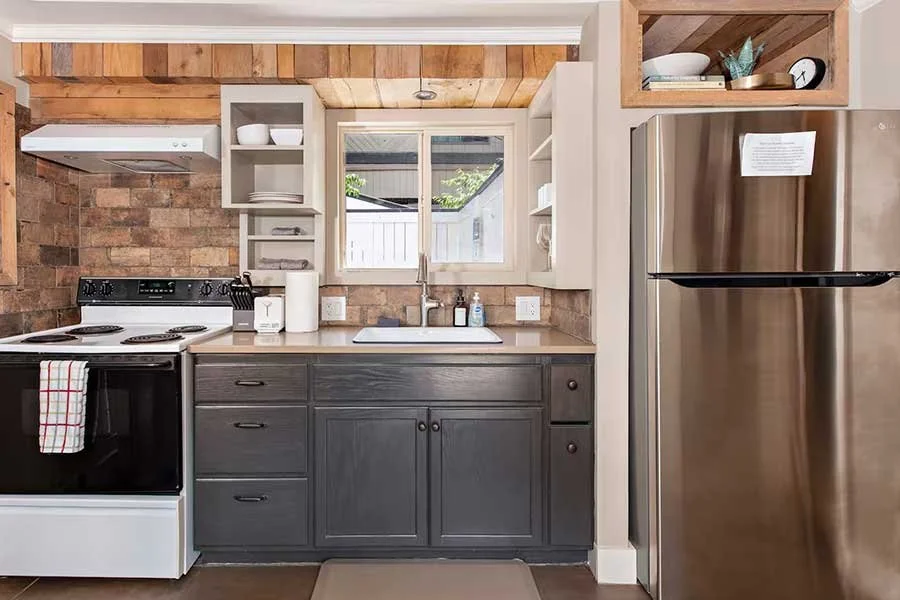Convenient kitchenette in a private Glenwood Springs vacation suite