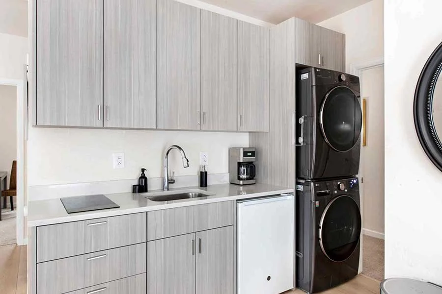 Fully equipped kitchen in a two-bedroom Glenwood Springs vacation rental