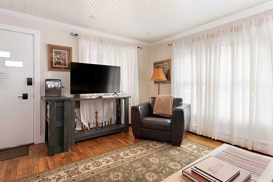 Stylish living space in a luxury suite at High West Spa House