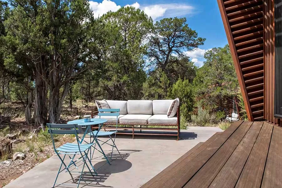 Luxury mountain vacation home above Carbondale, Colorado, surrounded by mountain scenery