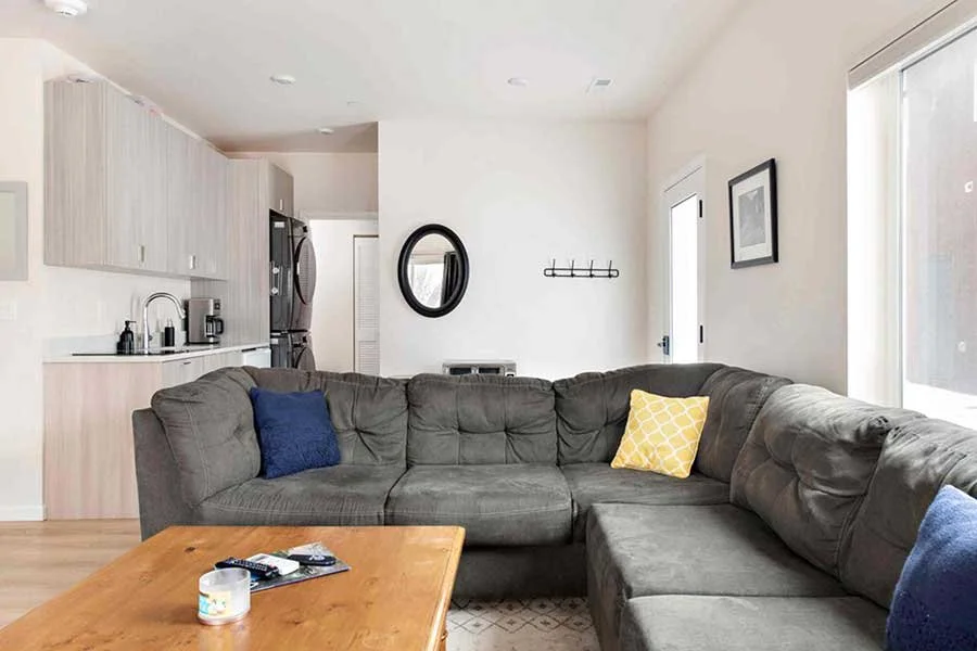 Bright and inviting living room at Hot Springs Getaway in Glenwood Springs