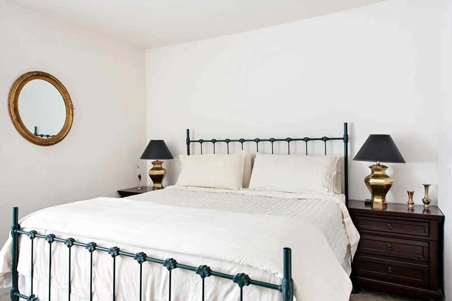 Comfortable primary bedroom at Hot Springs Getaway in Glenwood Springs
