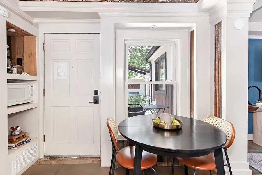Convenient kitchenette in a private Glenwood Springs vacation suite