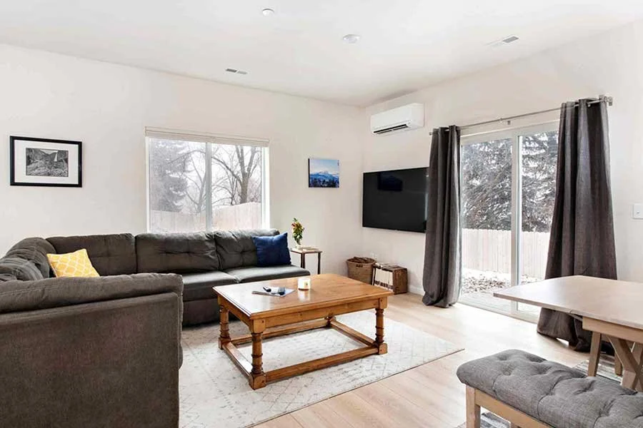 Bright and inviting living room at Hot Springs Getaway in Glenwood Springs