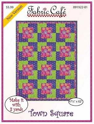 Town Square Pattern by Fabric Cafe beginner