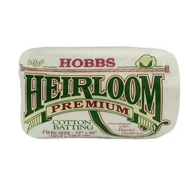 Hobbs Heirloom 80/20 Cotton Batting – Twin (72” x 90”)