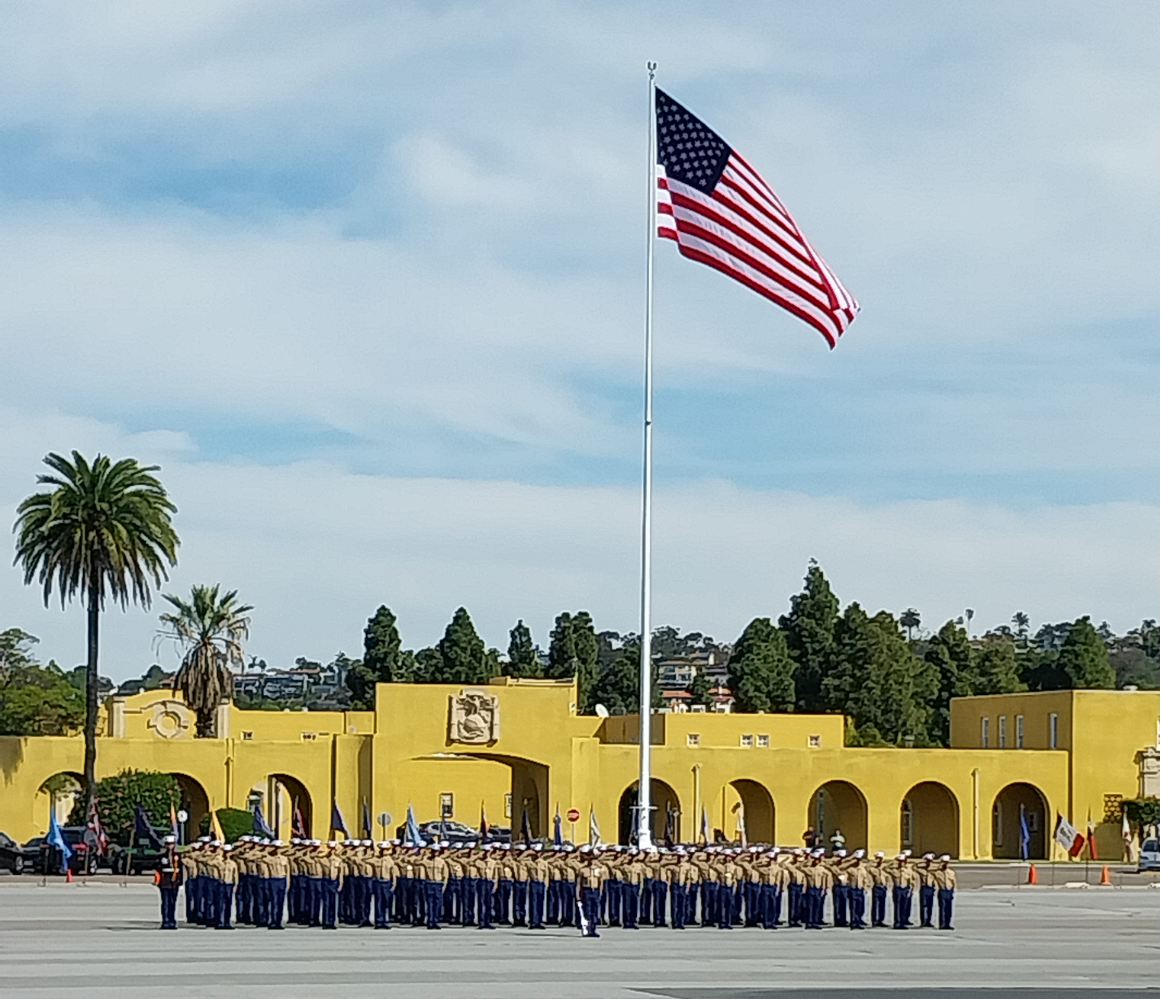 April 2026 Graduation at Marine Corps Recruiting Depot San Diego, CA (MCRD-SD).