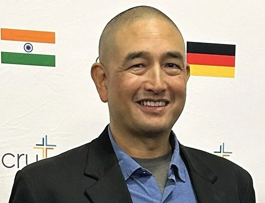 Michael Morabe when he was commissioned as a Cru Military Missionary.