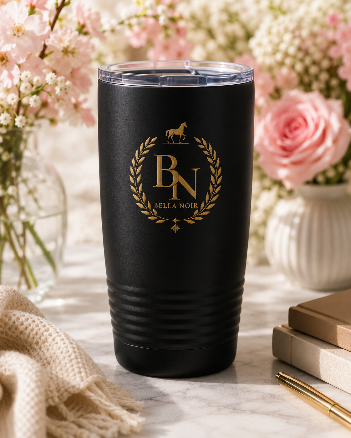 Bella Noir Signature Tumbler