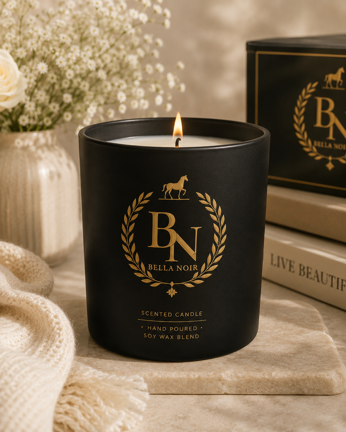 Bella Noir Signature Candle