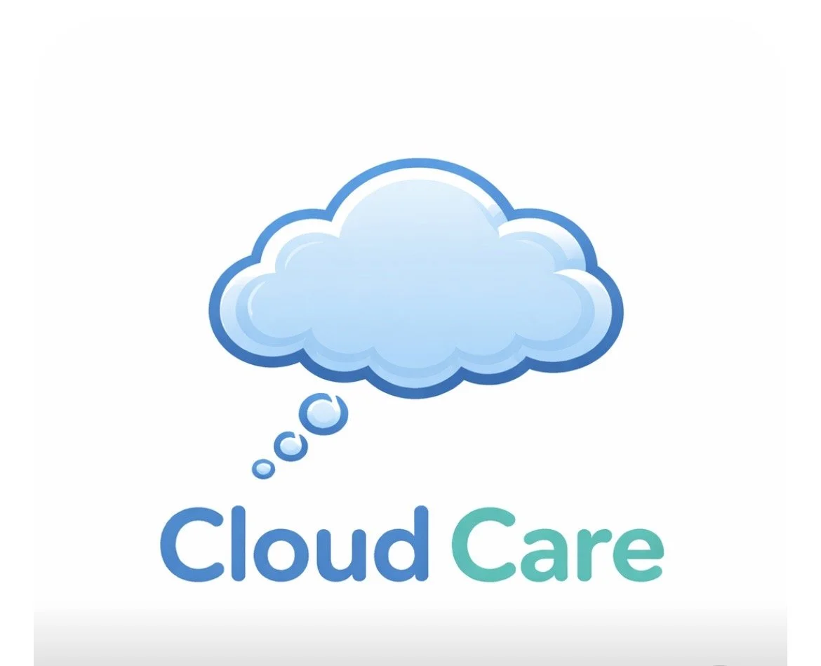 A logo of a blue cloud with text 'Cloud Care' underneath.