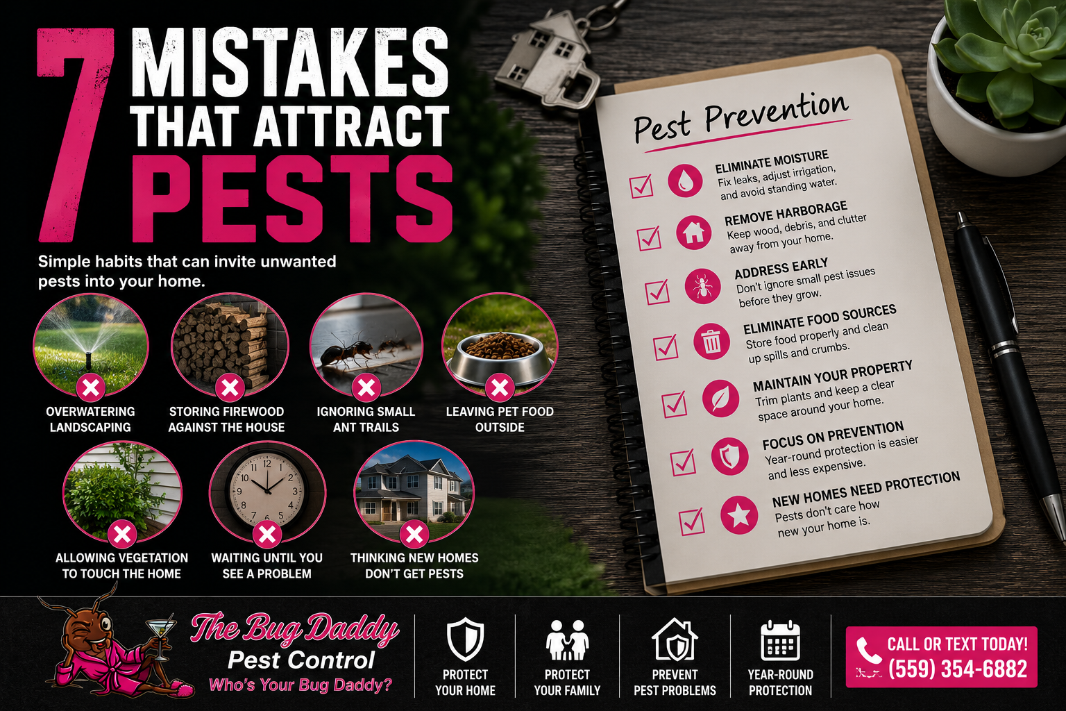 7 Mistakes That Attract Pests